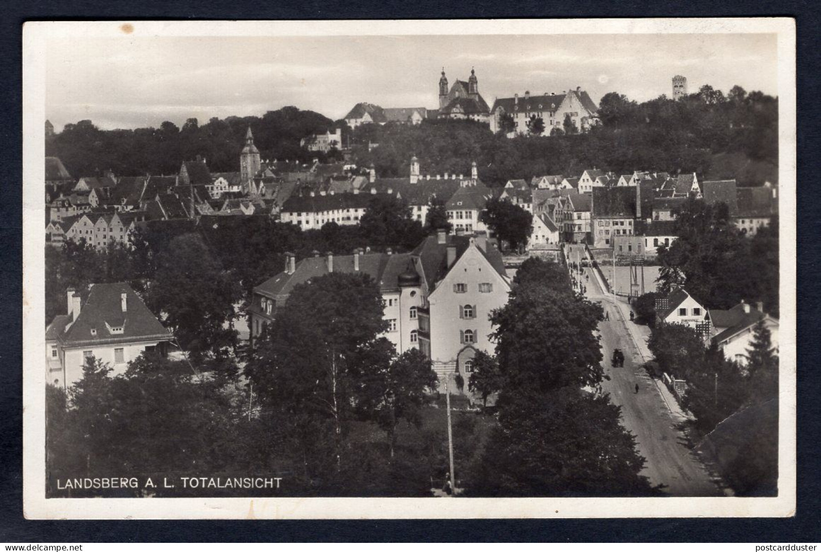 Germany LANDSBERG A.L. 1930 Totalansicht. Old Postcard  (h1953) - Landsberg