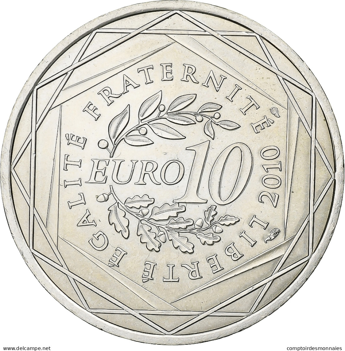 France, 10 Euro, 2010, Paris, Argent, SPL, Gadoury:EU399, KM:1664 - France