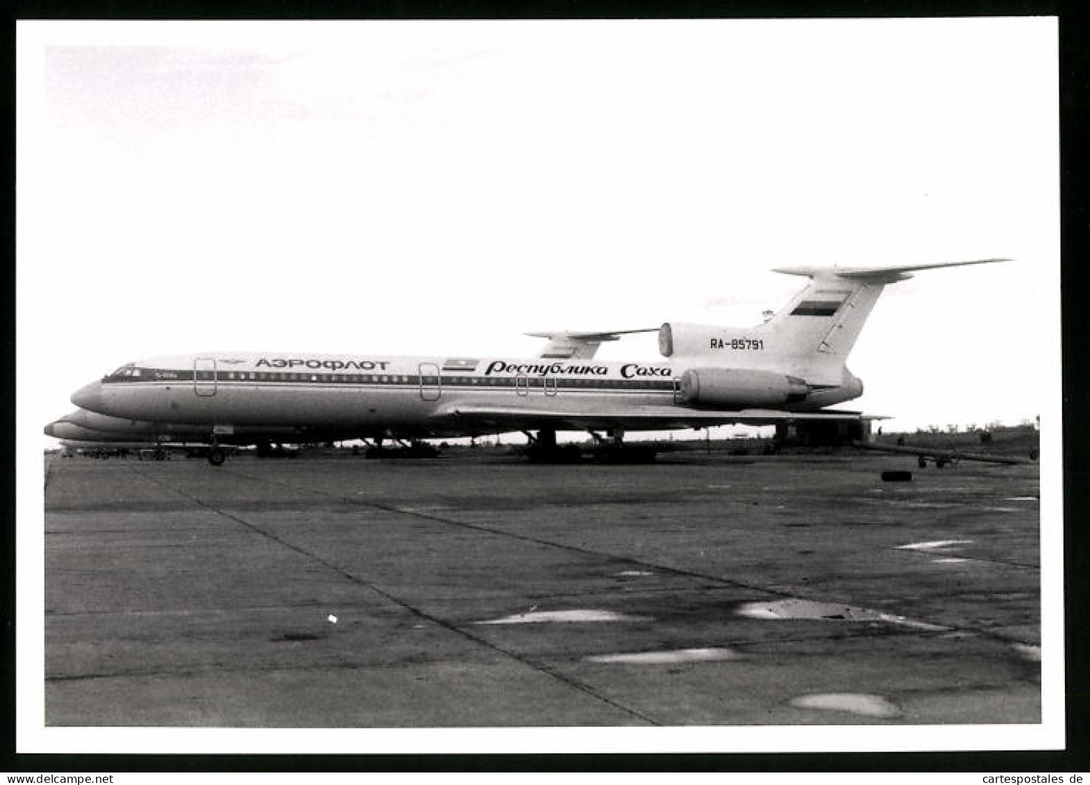 Fotografie Flugzeug Tupolew Tu-154, Passagierflugzeug Der Aeroflot, Kennung RA-85791  - Luftfahrt