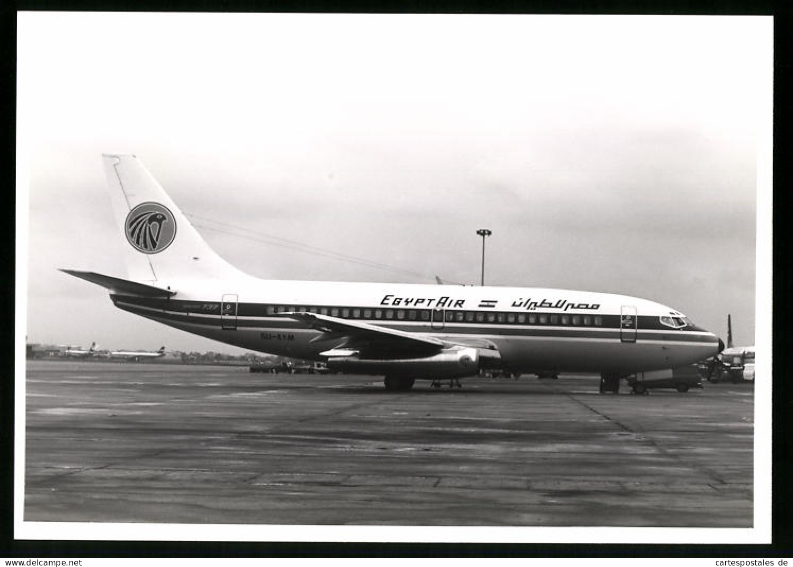 Fotografie Flugzeug Boeing 737, Passagierflugzeug Der Egypt Air, Kennung SU-AYM  - Aviation