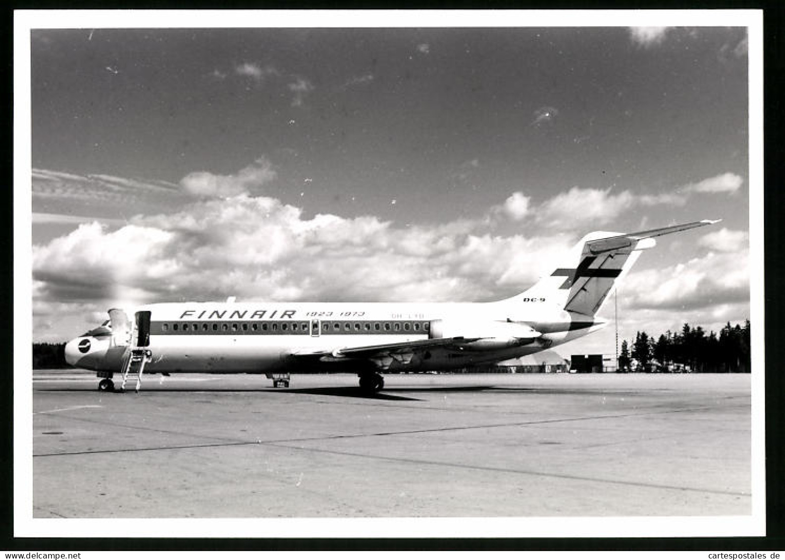 Fotografie Flugzeug Douglas DC-9, Passagierflugzeug Der Finnair, Kennung OH-LYB  - Aviation