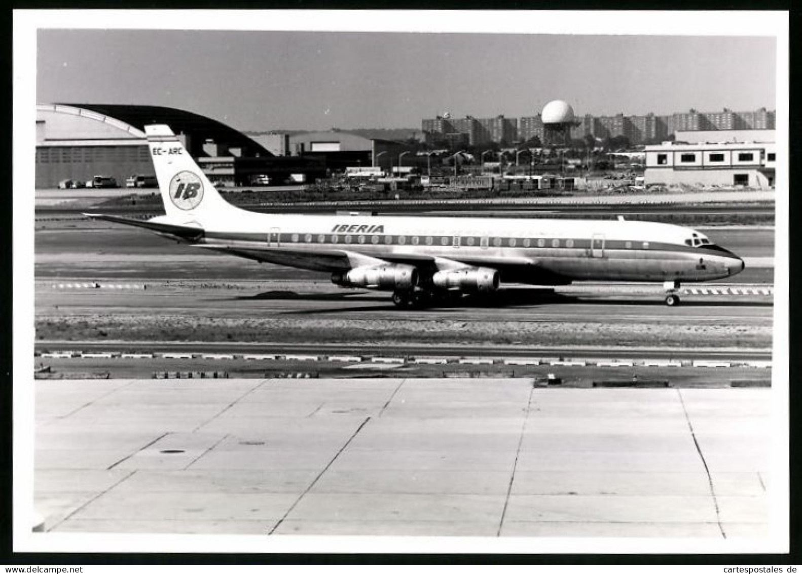Fotografie Flugzeug Douglas DC-8, Passagierflugzeug Der Iberia, Kennung EC-ARC  - Aviation