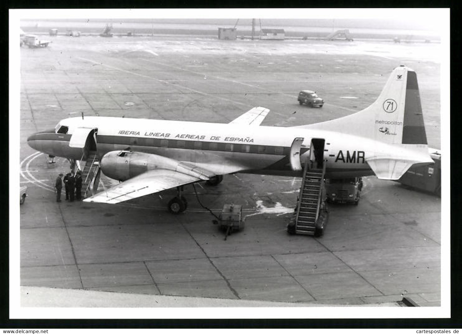 Fotografie Flugzeug Convair, Passagierflugzeug Der Iberia, Kennung EC-AMR  - Aviation