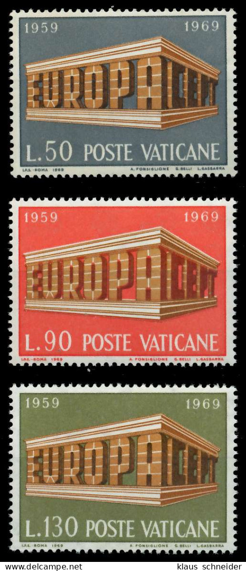 VATIKAN 1969 Nr 547-549 Postfrisch SA5EACA - Unused Stamps