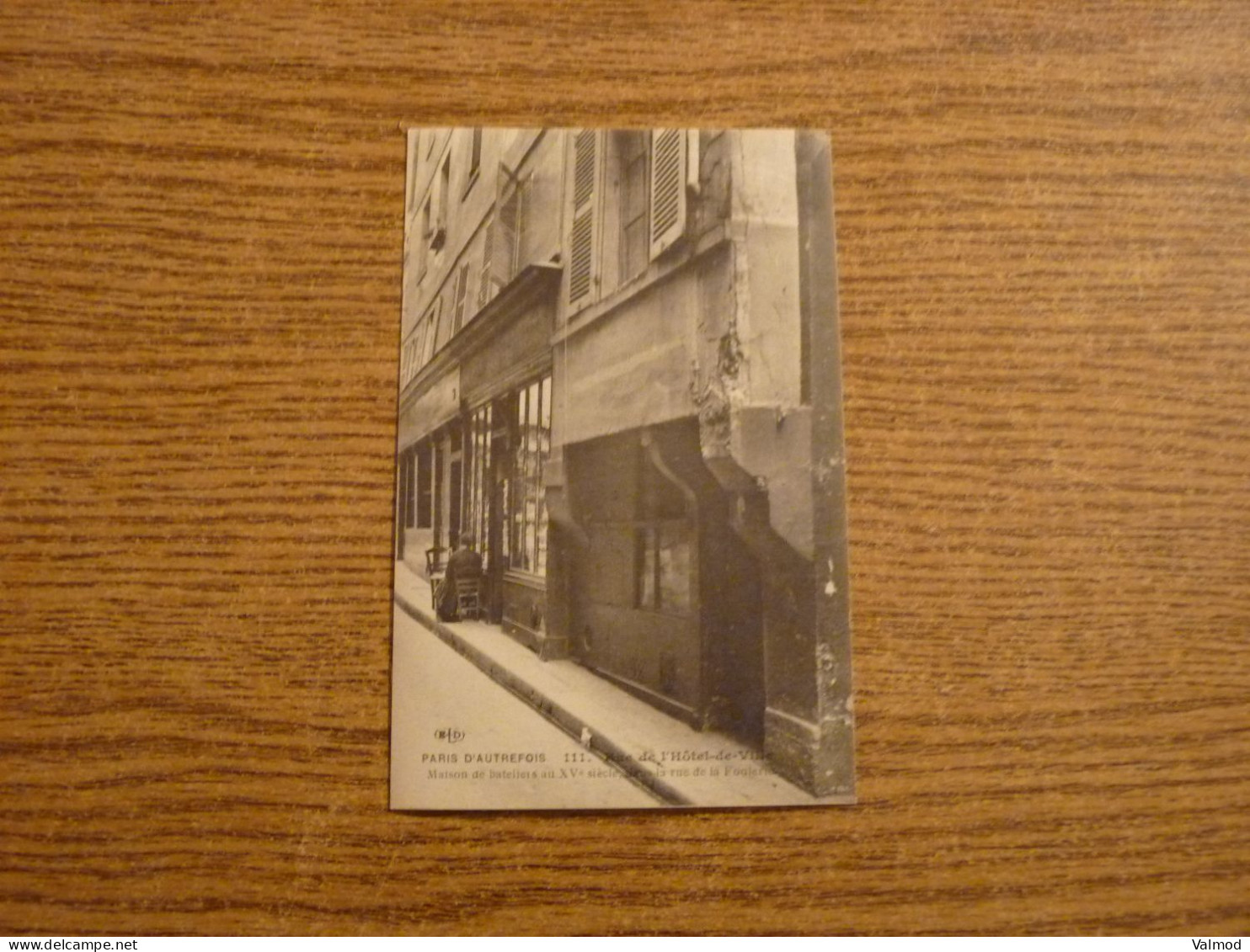 CPA "Paris D'Autrefois" - Rue De L'Hôtel De Ville - Voir Détails Sur Photos - 9x14 Cm Env. - Autres & Non Classés