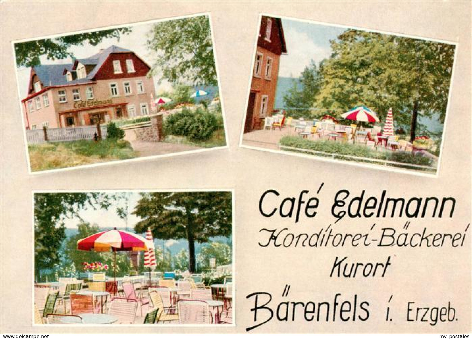 73947165 Baerenfels_Erzgebirge_Altenberg Cafe Edelmann Baeckerei Terrasse - Altenberg