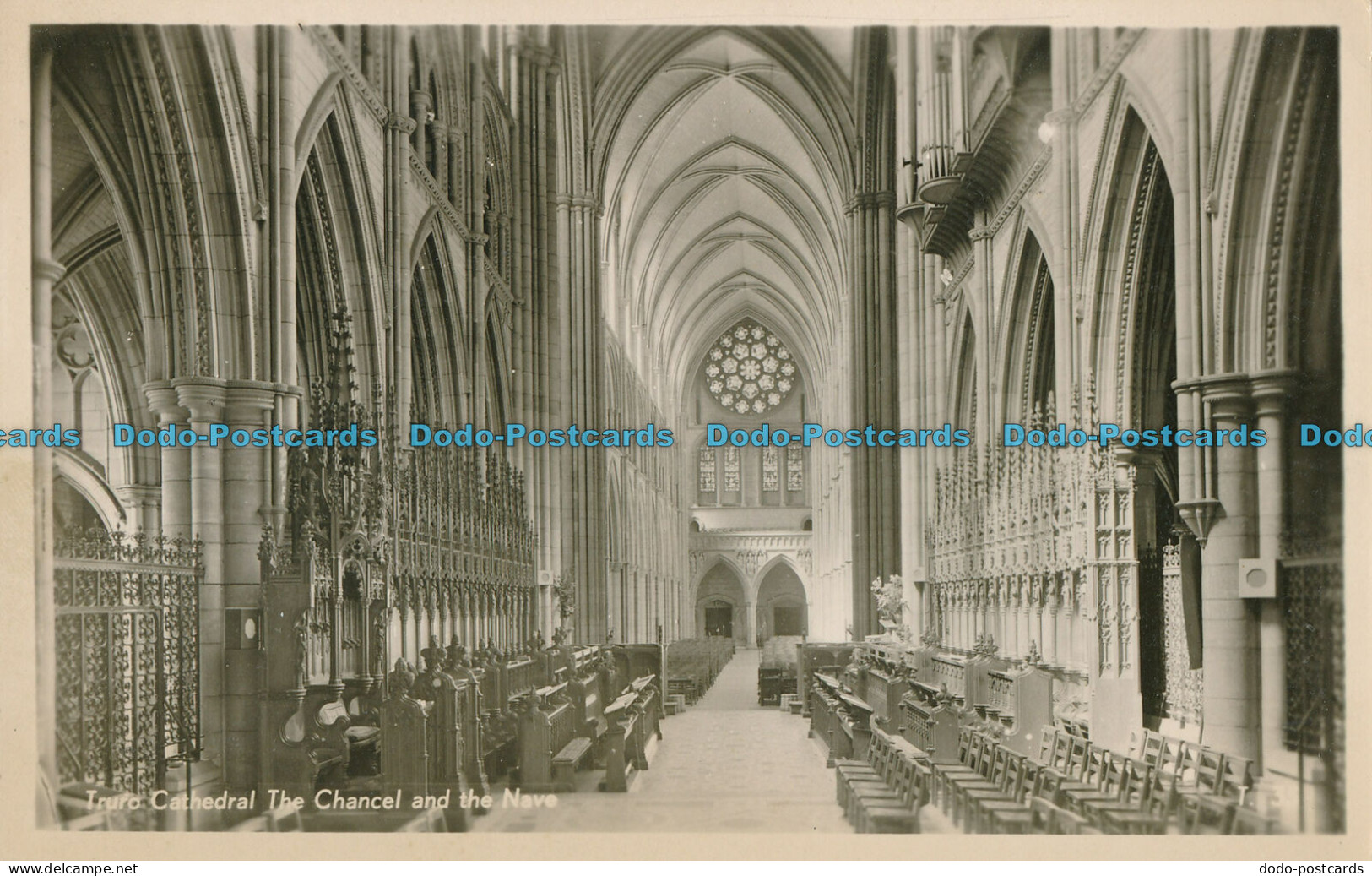 R006253 Truro Cathedral. The Chancel And The Nave. Frank Grattan. Penpol. RP - World