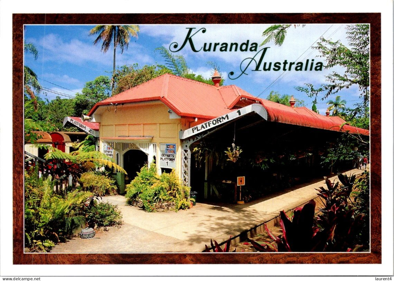 19-5-2024 (5 Z 31) Australia - Cairns Kuranda Scenic Railway (train) 2 Postcards - Treinen