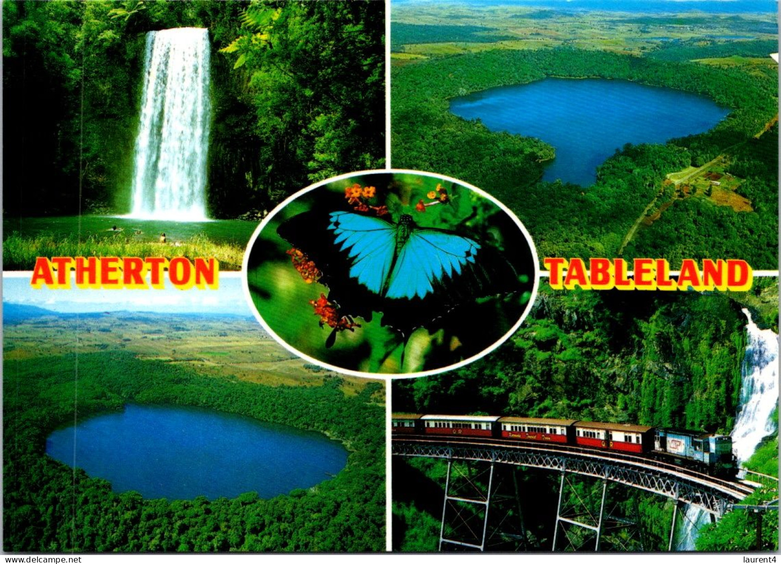 19-5-2024 (5 Z 31) Australia - Cairns Kuranda Scenic Railway (train) 2 Postcards - Treinen