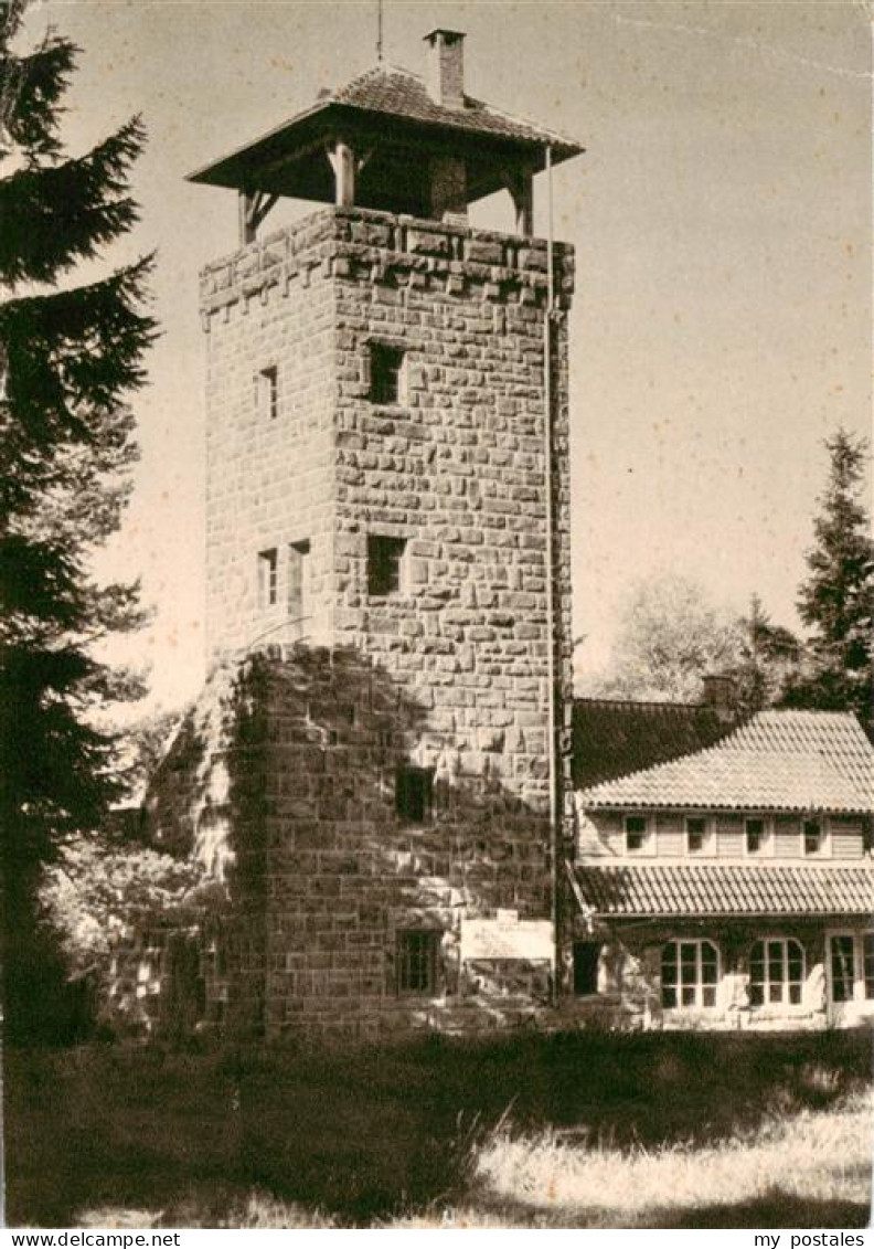 73947111 Loffenau_Bad_Herrenalb Aussichtsturm Auf Der Teufelsmuehle Hoehengastha - Bad Herrenalb