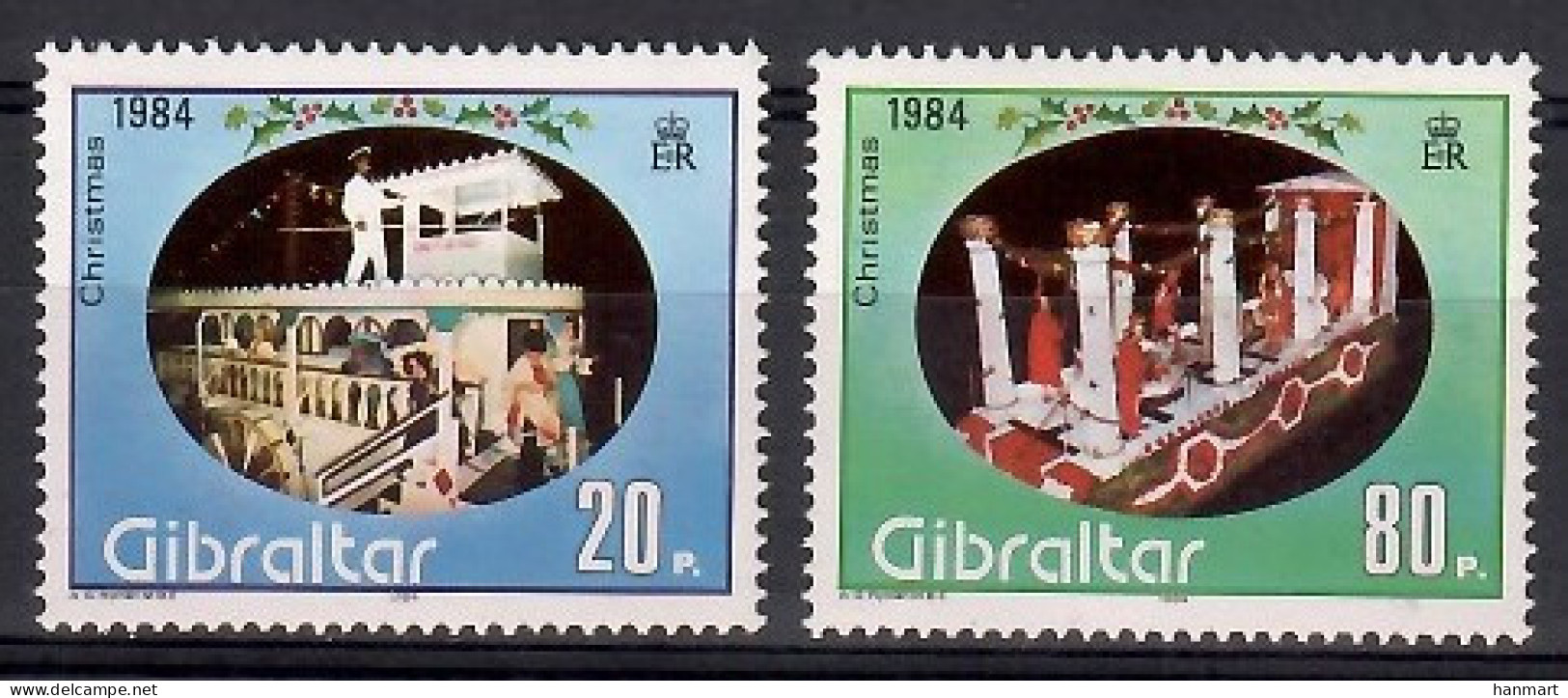 Gibraltar 1984 Mi 485-486 MNH  (ZE1 GIB485-486) - Autres