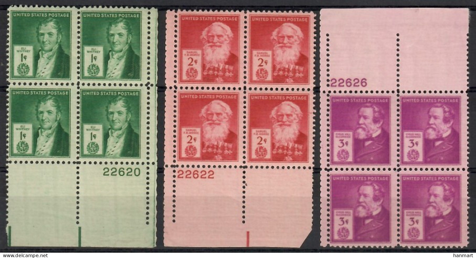 United States Of America 1940 Mi 485-487 MNH  (LZS1 USAmarvie485-487) - Autres