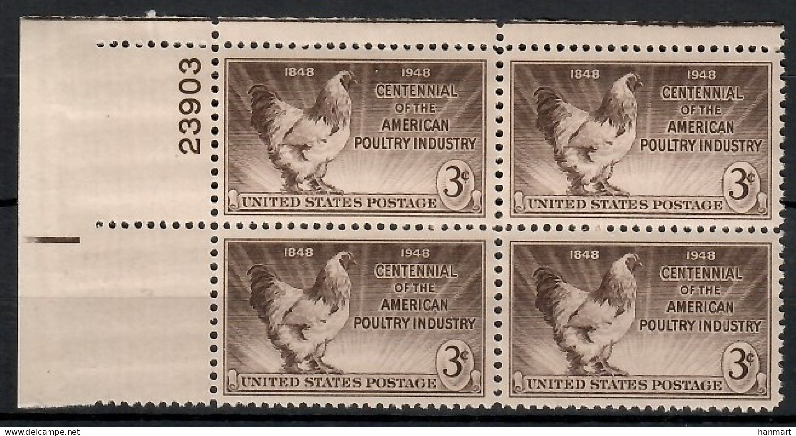 United States Of America 1948 Mi 581 MNH  (ZS1 USAmarvie581) - Autres