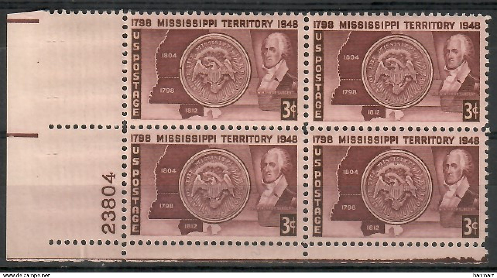 United States Of America 1948 Mi 567 MNH  (ZS1 USAmarvie567) - Autres