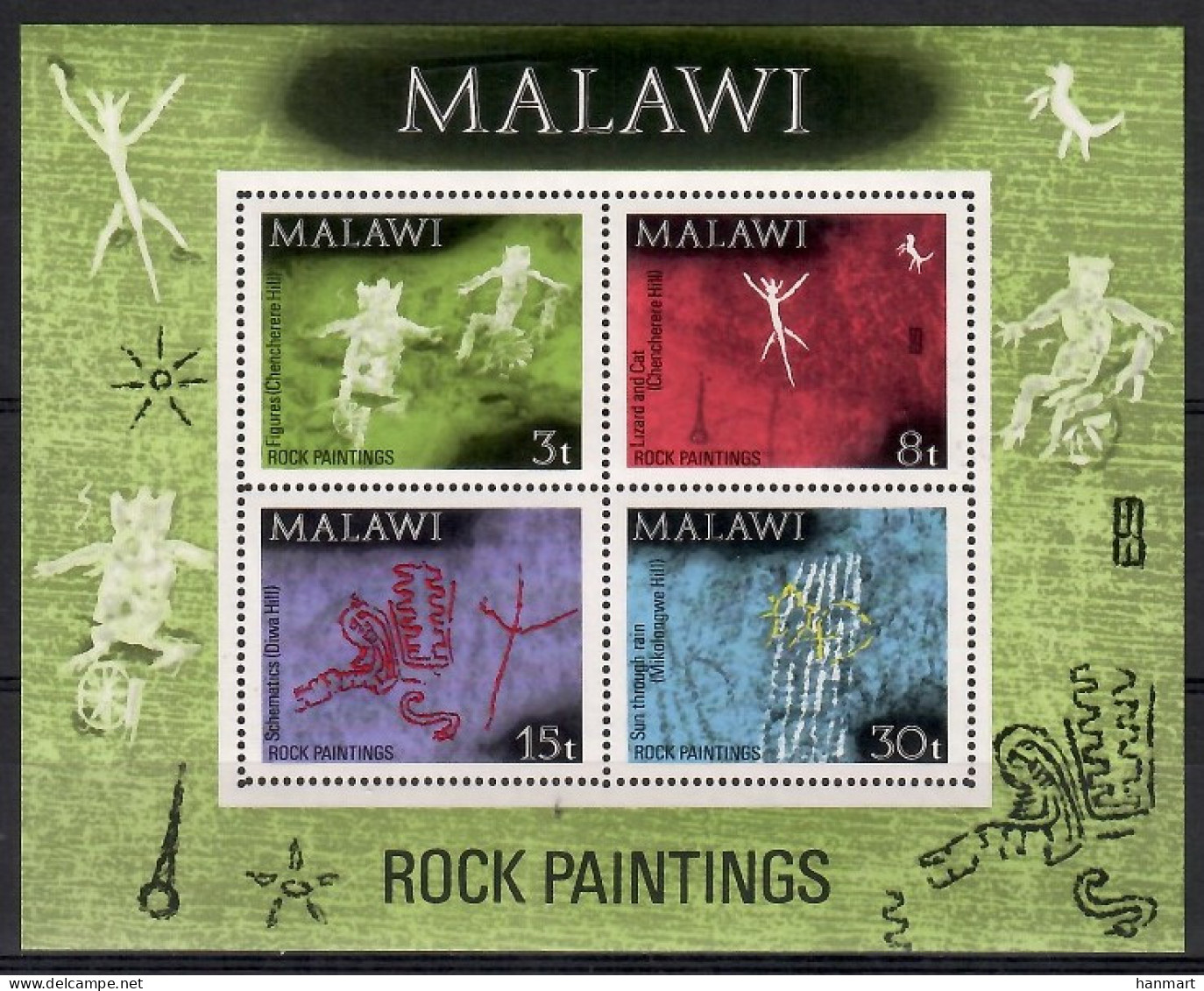 Malawi 1972 Mi Block 27 MNH  (ZS6 MLWbl27) - Prehistorics
