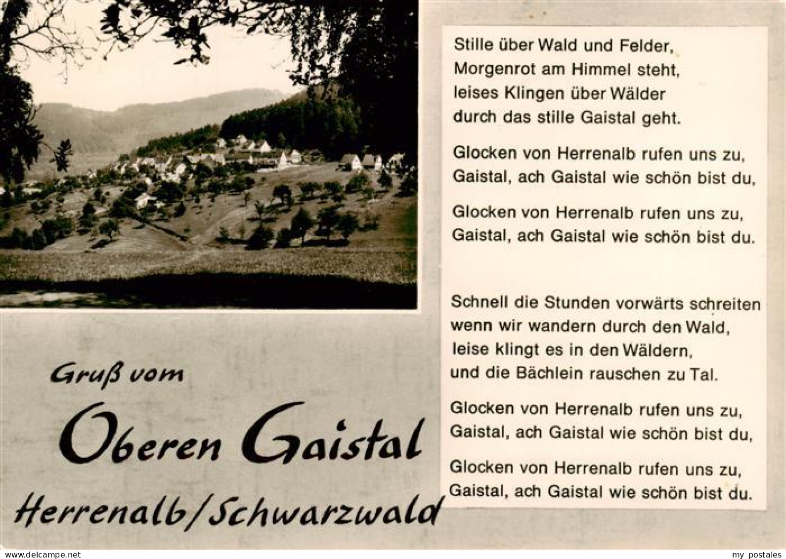 73947054 Gaistal_Bad_Herrenalb Panorama Gedicht - Bad Herrenalb