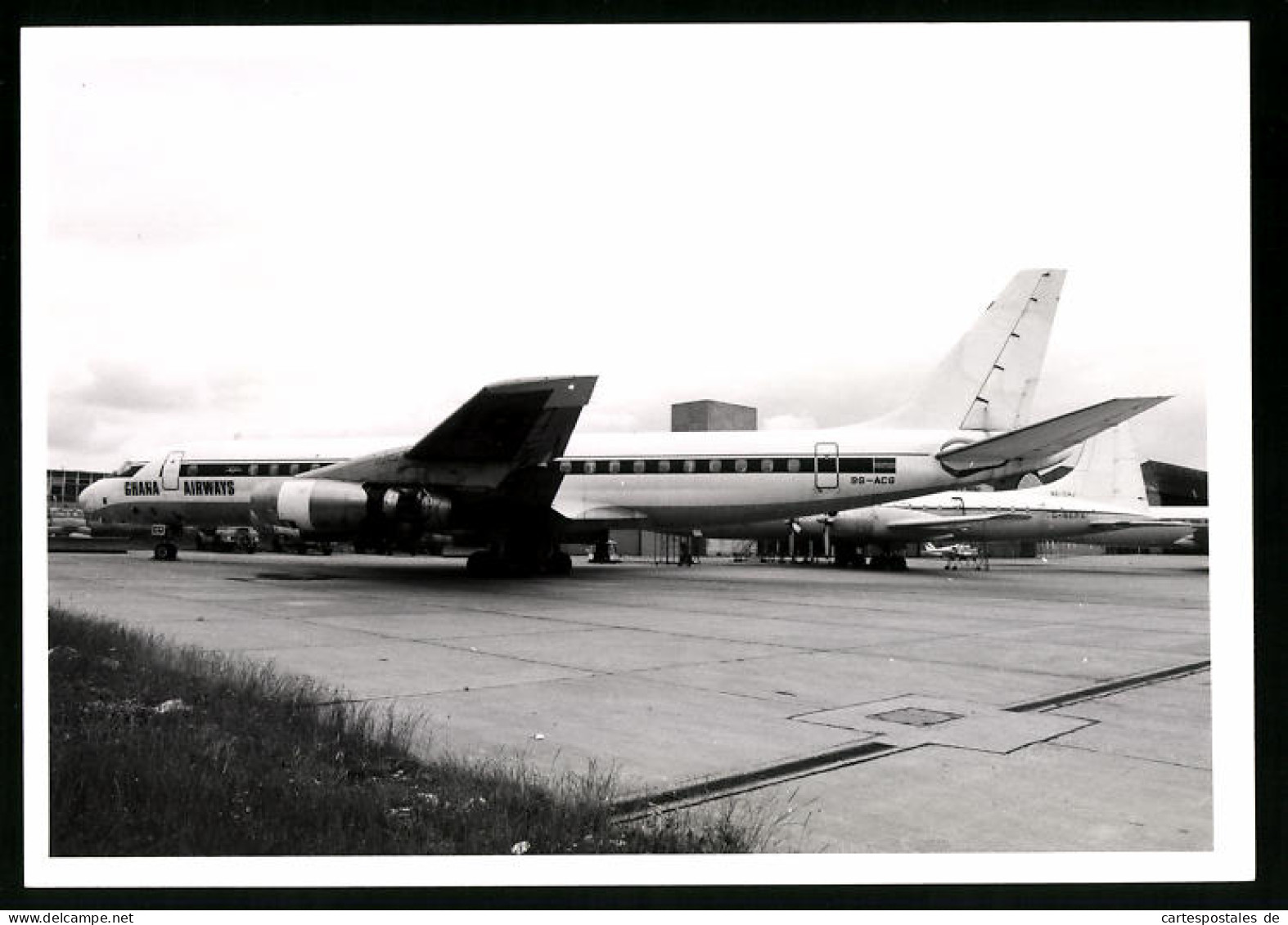 Fotografie Flugzeug Douglas DC-8, Passagierflugzeug Der Ghana Airways, Kennung 9G-ACG  - Aviation