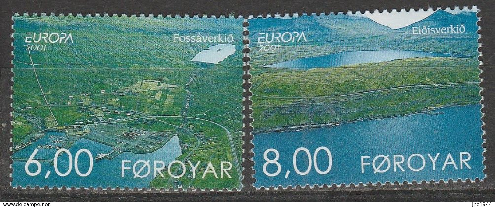 Europa 2001 L'eau, Richesse Naturelle Voir Liste Des Timbres à Vendre ** - 2001