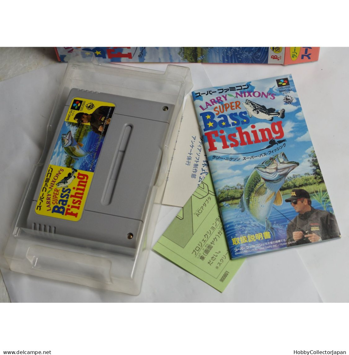 LARRY NIXON'S BASS FISHING SHVC-QJ 4988003160739 Super Famicom Game - Super Famicom