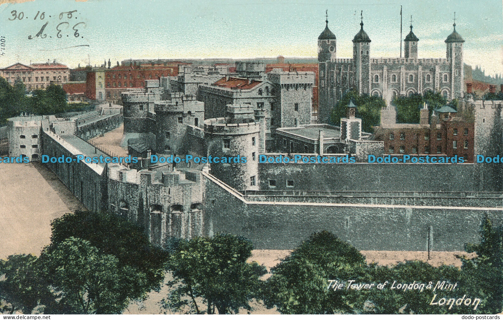R007225 The Tower Of London And Mint. London. Hartmann. 1905 - Other & Unclassified