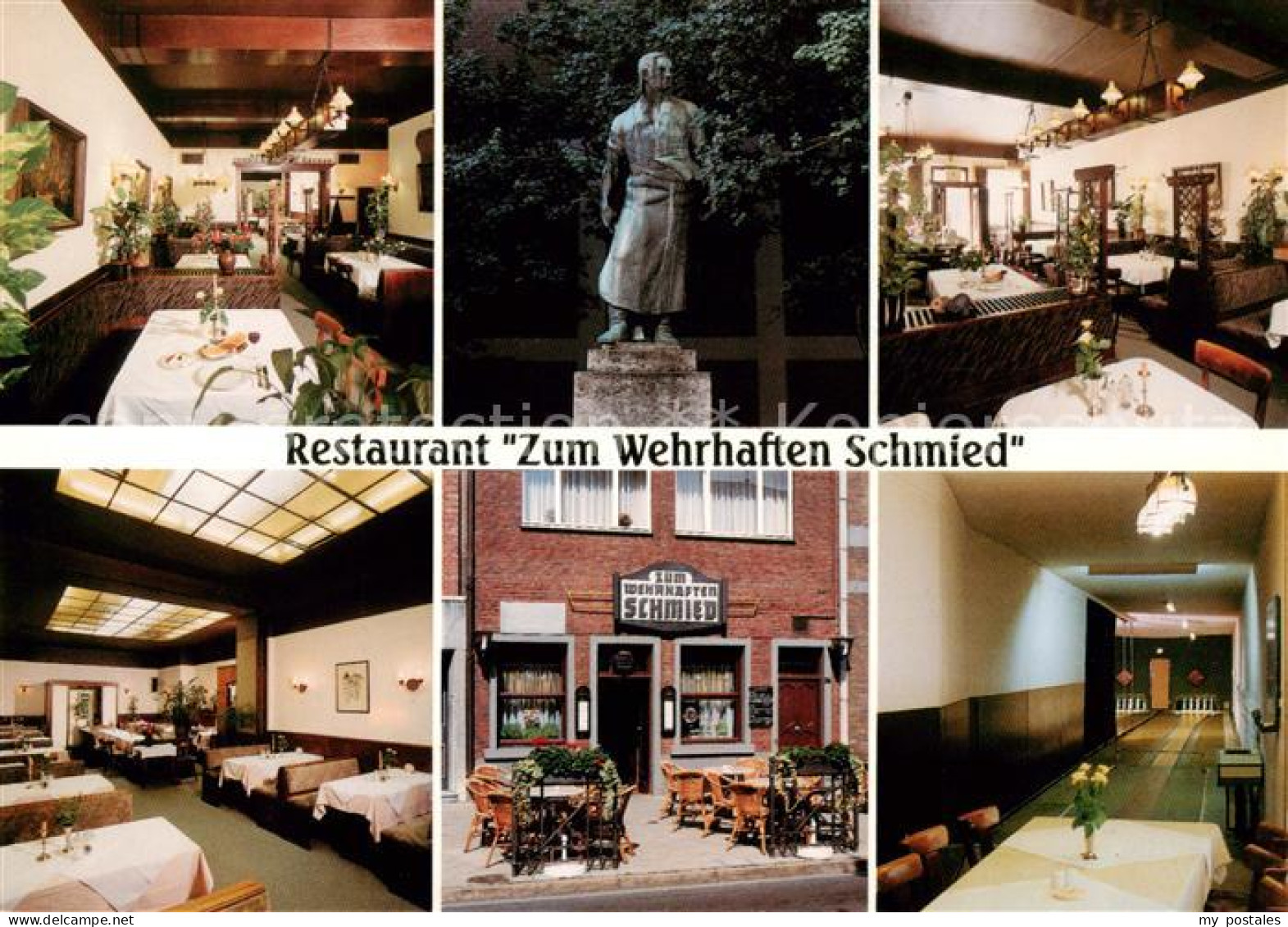 73866830 Aachen Restaurant Zum Wehrhaften Schmied Denkmal Statue Aachen - Aachen