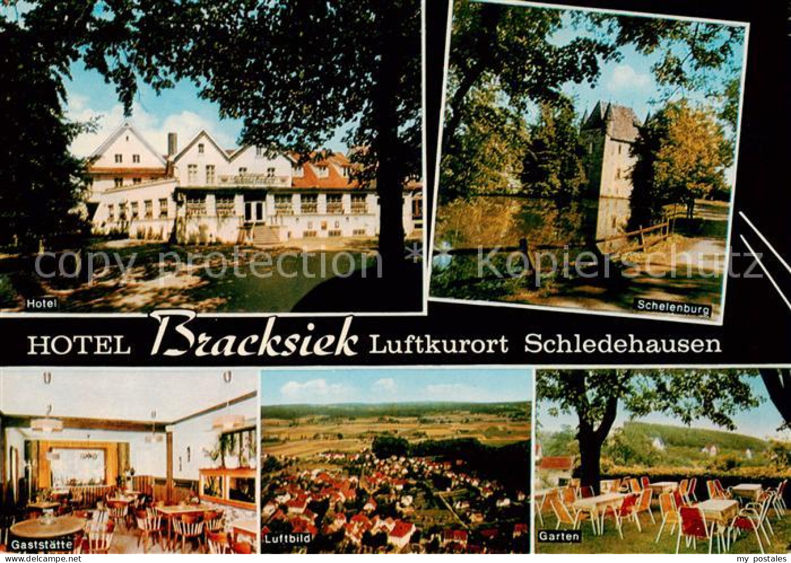 73866822 Schledehausen Bissendorf Hotel Bracksiek Gaststaette Garten Luftbild Sc - Bissendorf