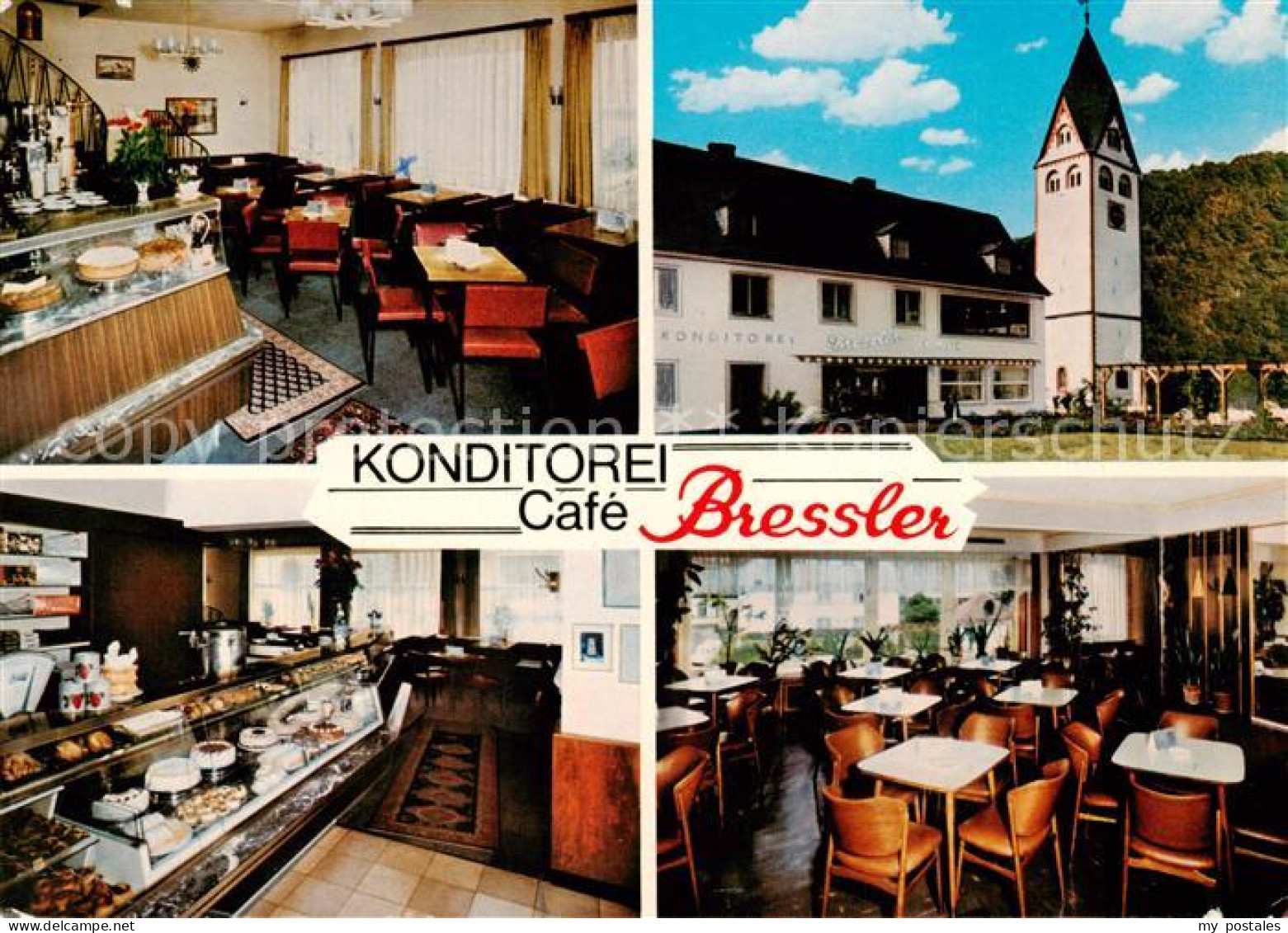 73866813 Nassau Lahn Konditorei Cafe Bressler Gastraum Verkaufstheke Kirche Nass - Nassau