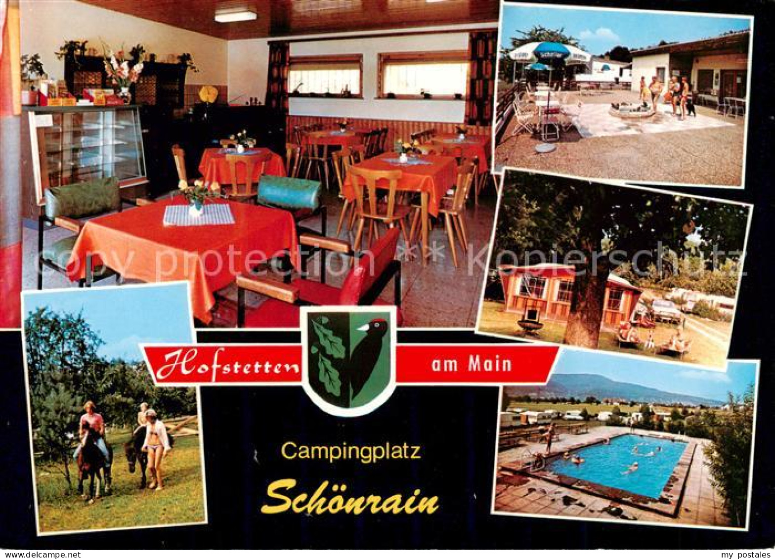 73866702 Hofstetten Main Restaurant Campingplatz Schoenrain Reiten Bungalow Schw - Gemuenden