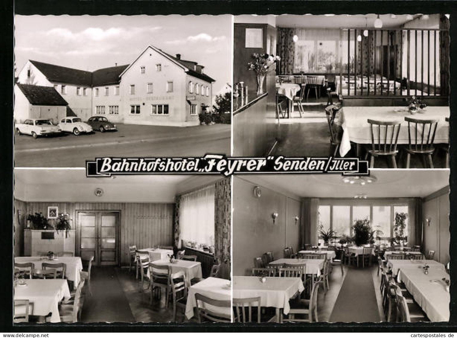 AK Senden /Iller, Bahnhofshotel Feyrer  - Senden