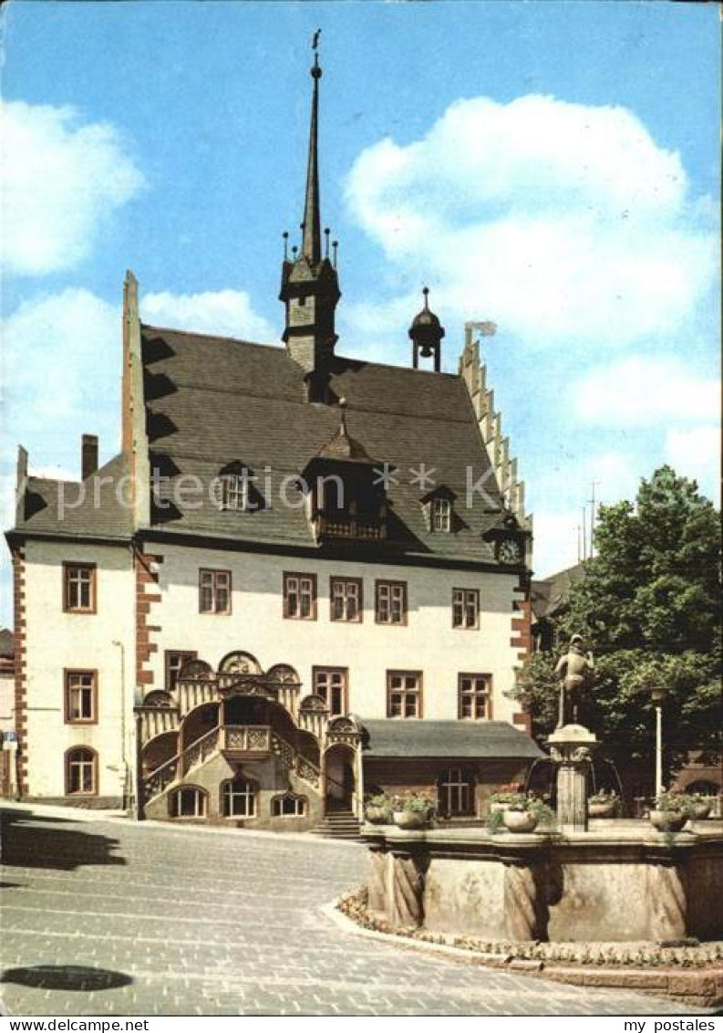 72567772 Poessneck Rathaus Poessneck - Poessneck