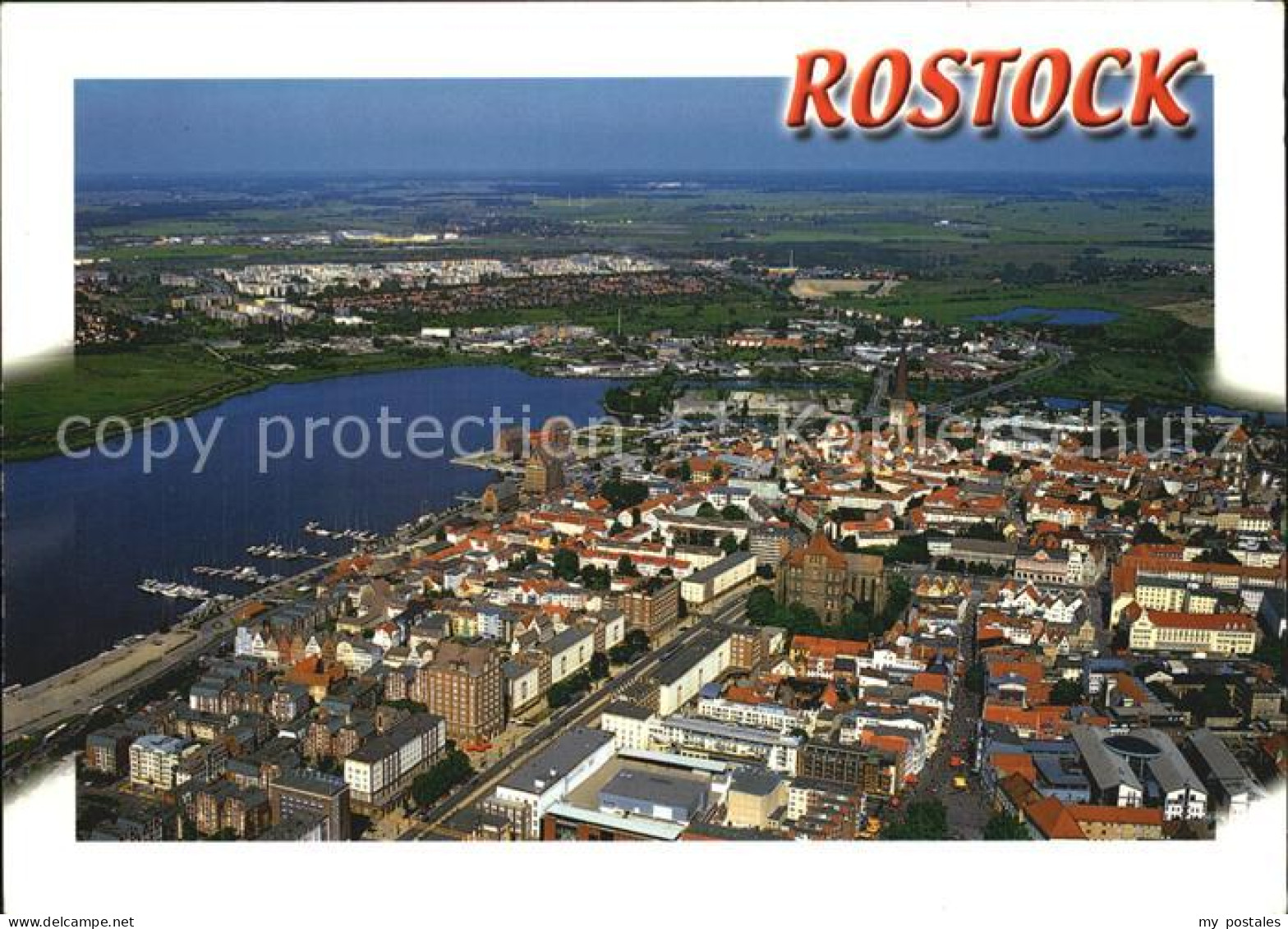 72567727 Rostock Mecklenburg-Vorpommern Luftaufnahme Hansetadt Rostock - Rostock