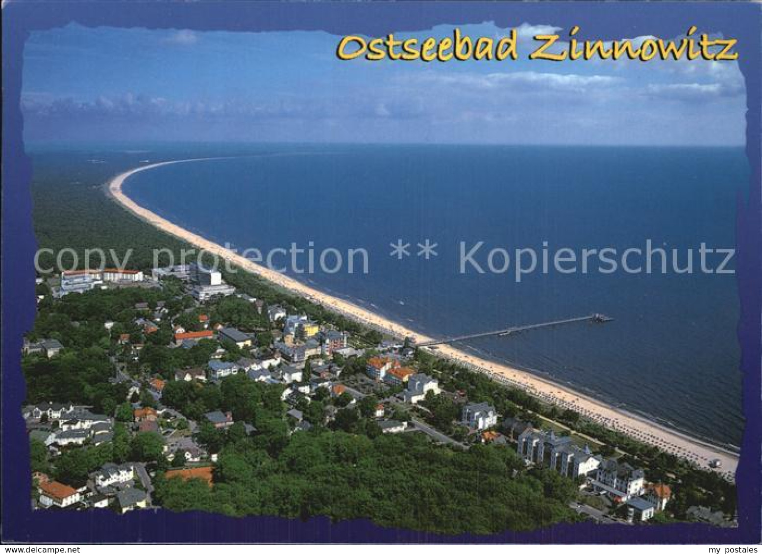 72567715 Zinnowitz Ostseebad Insel Usedom Luftaufnahme Zinnowitz - Zinnowitz