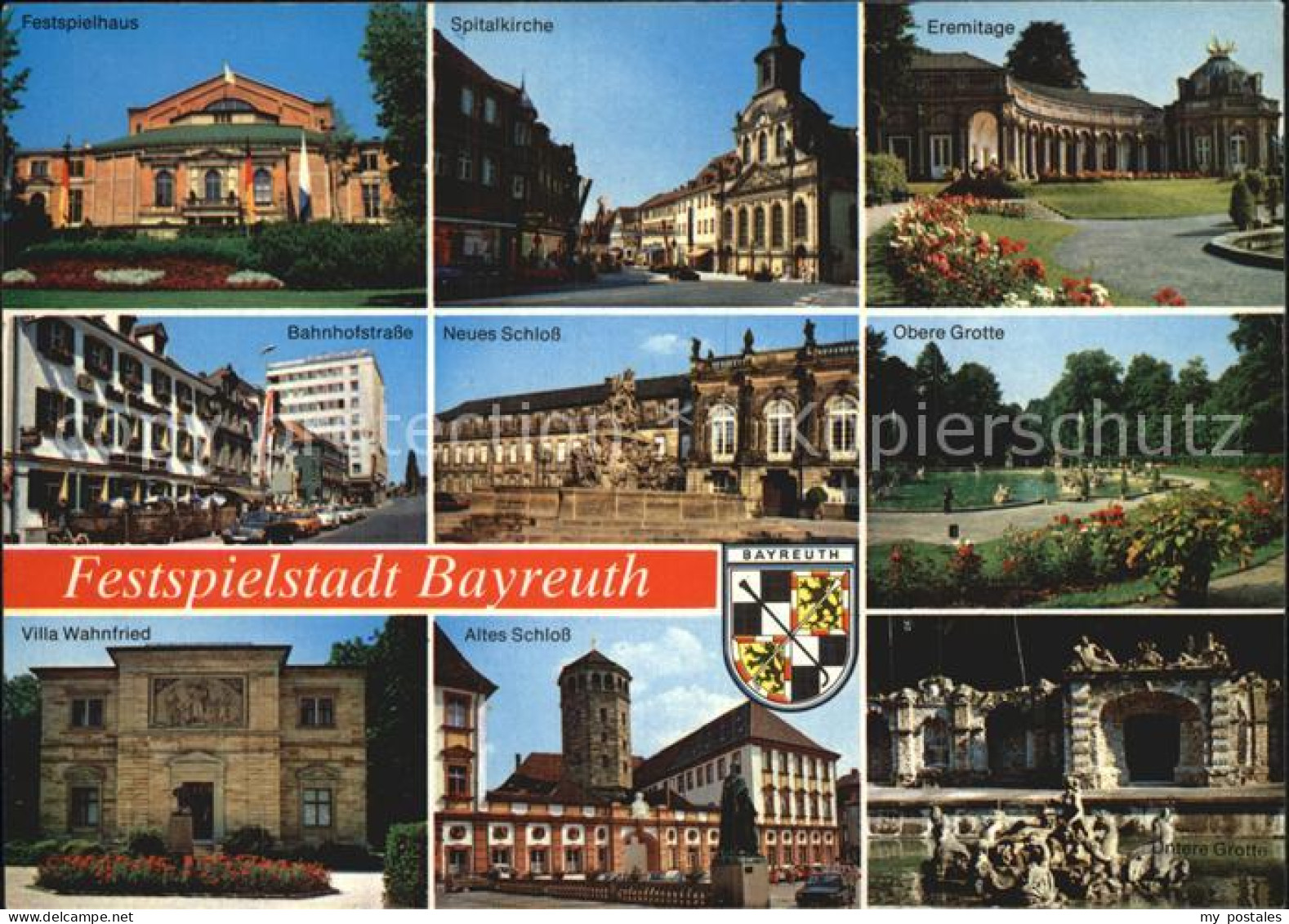 72567640 Bayreuth Festspielstadt Eremitage Schloss Villa-Wahnfried Grotte Bayreu - Bayreuth