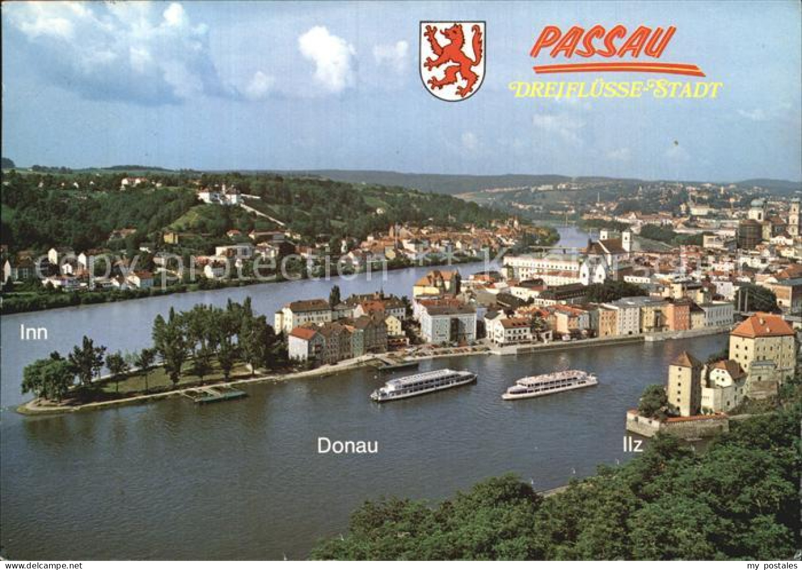 72567608 Passau Dreifluessestadt Donau Inn Und Ilz Passau - Passau