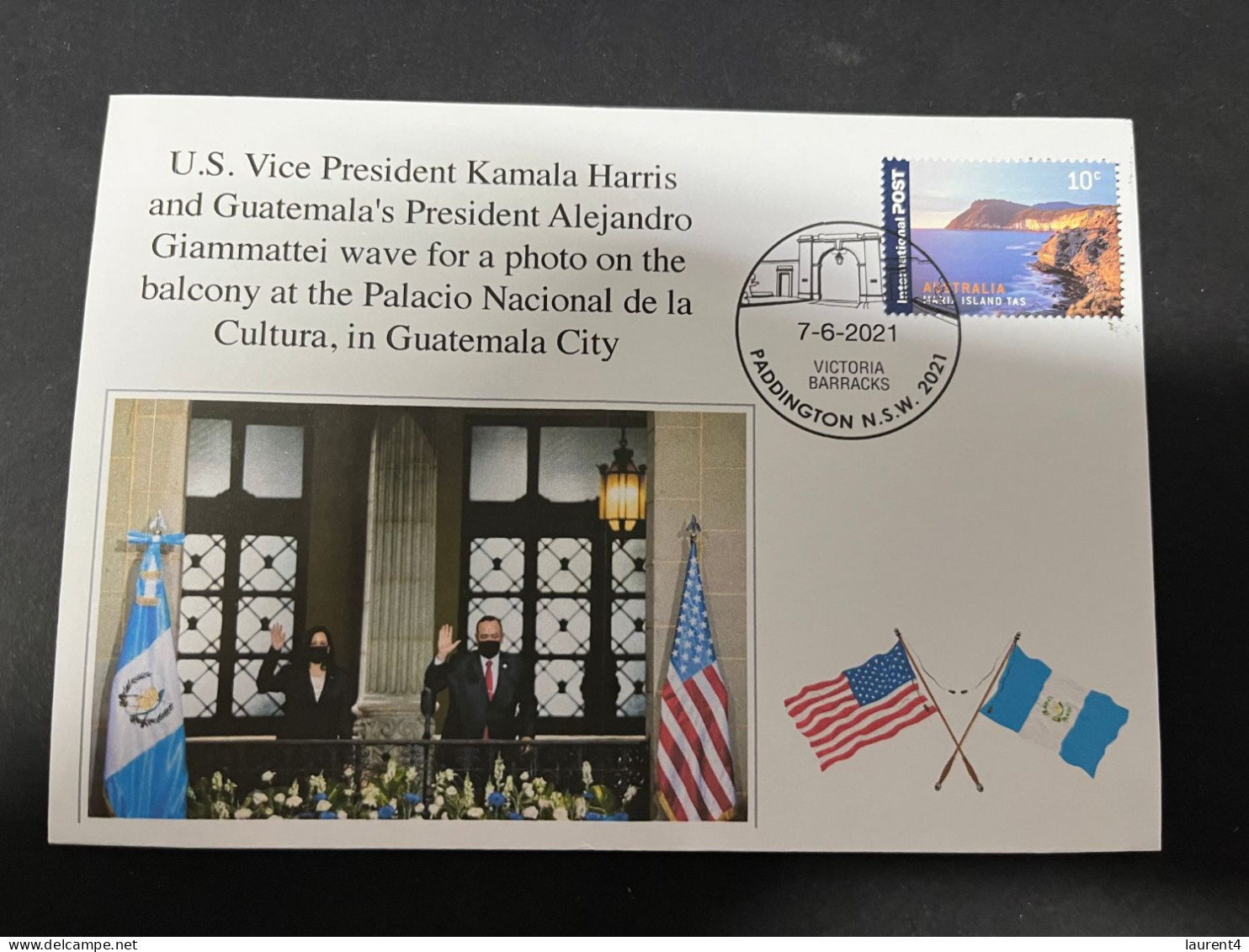 19-5-2024 (4 Z 32)  UK President Kamala Harris Visit To Guatemala (soon After Her Inauguration As U.S VP) - Guatemala