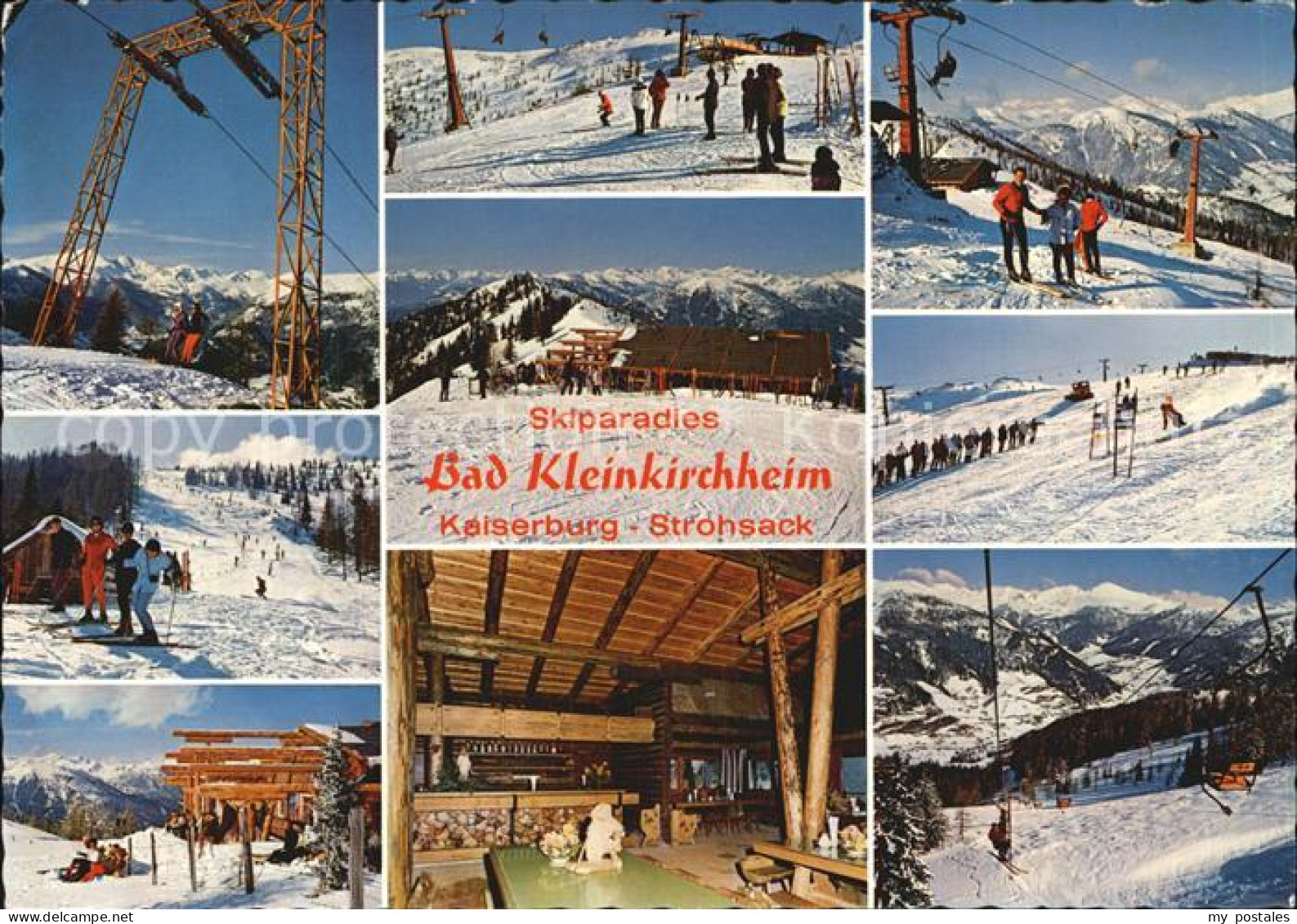 72567422 Bad Kleinkirchheim Kaernten Skigebiet Mit Kaiserburg Und Strohsack Klei - Autres & Non Classés