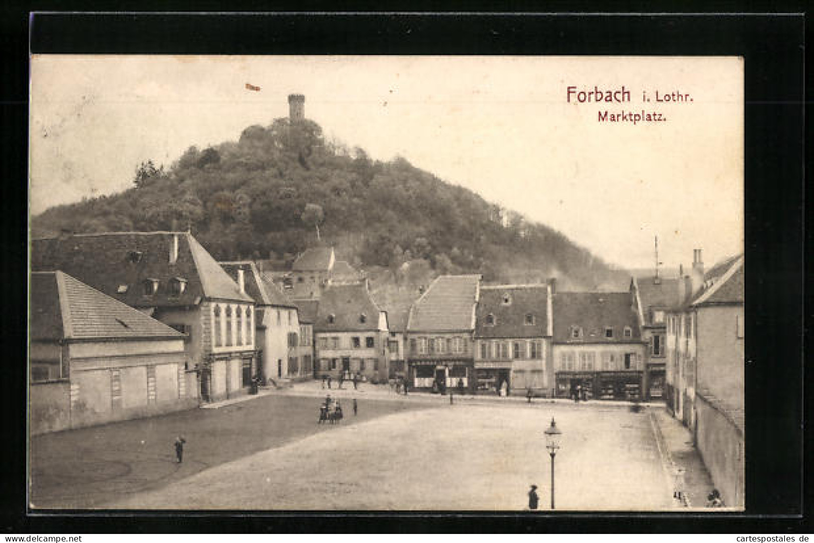 CPA Forbach I. Lothr., La Place Du Marché  - Forbach