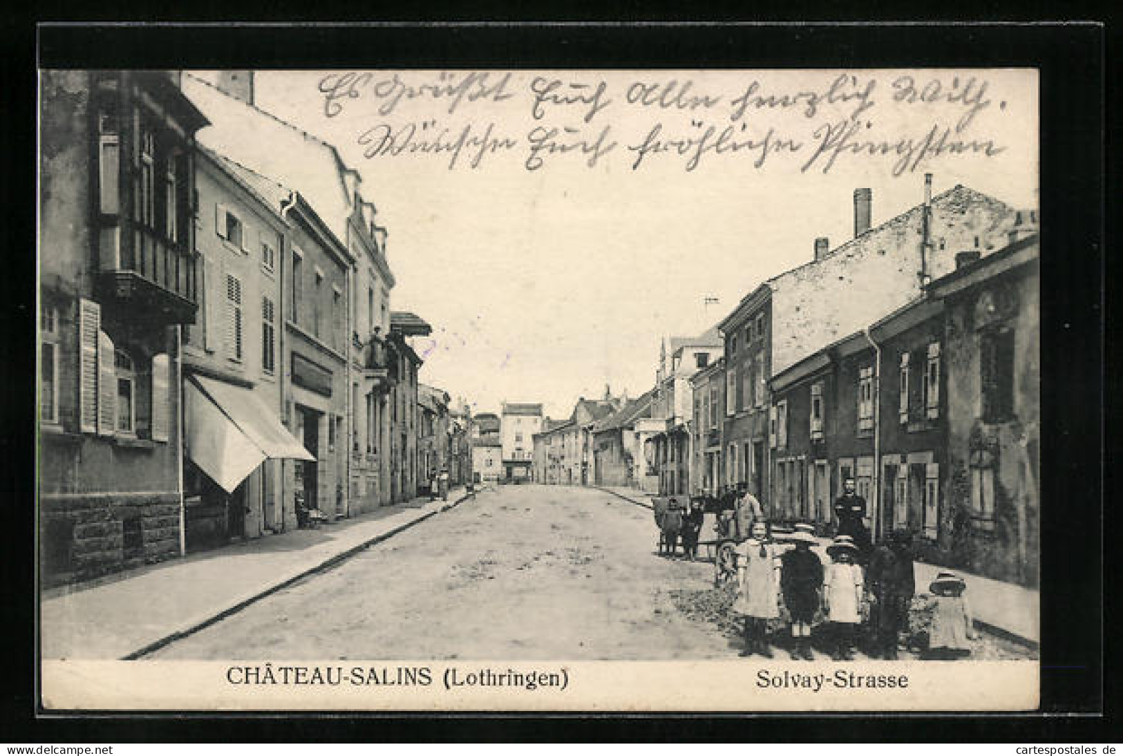 CPA Chateau-Salins, Solvary-Strasse  - Chateau Salins