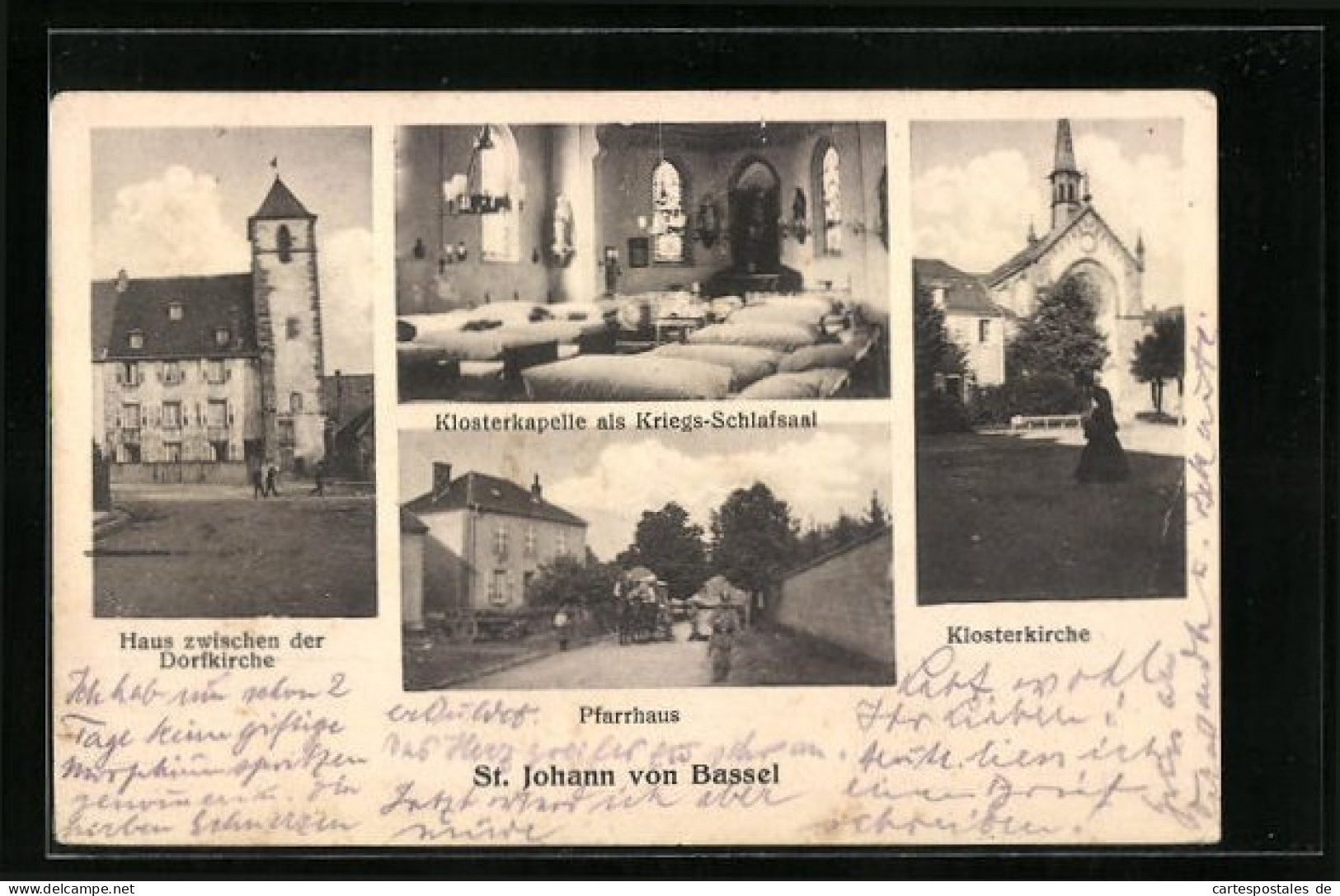 CPA St. Johann Von Bassel, Pfarrhaus, Klosterkirche  - Autres & Non Classés