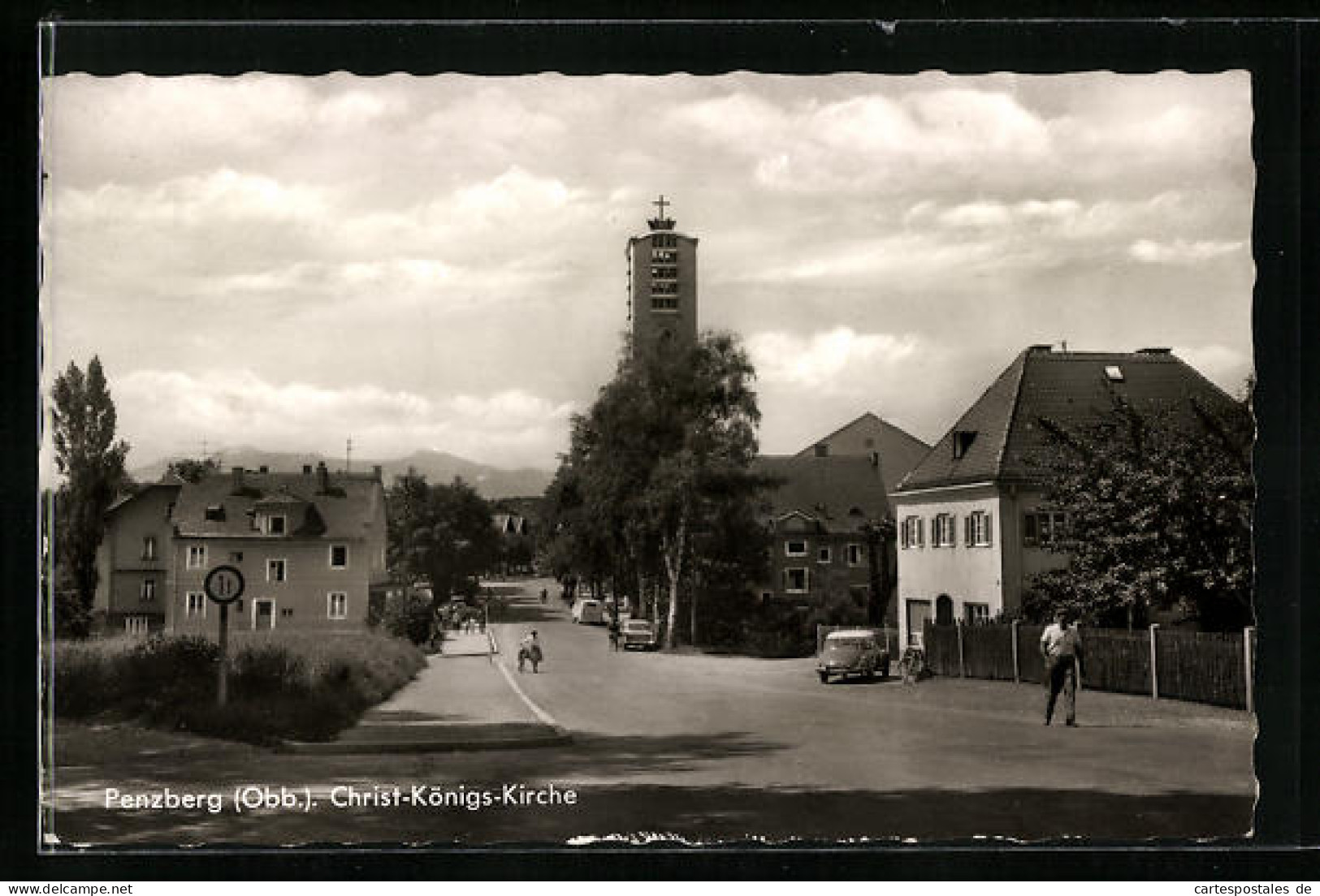 AK Penzberg /Obb., Christ-Königs-Kirche  - Penzberg