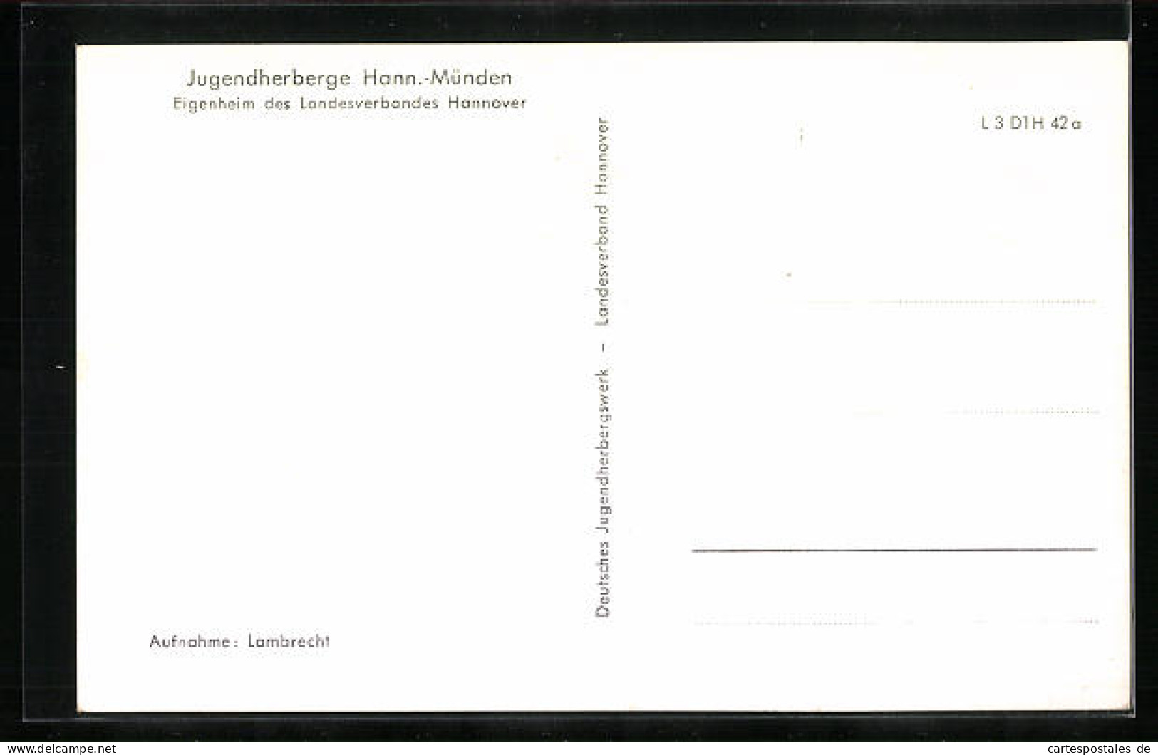 AK Hann.-Münden, Jugendherberge  - Hannoversch Münden