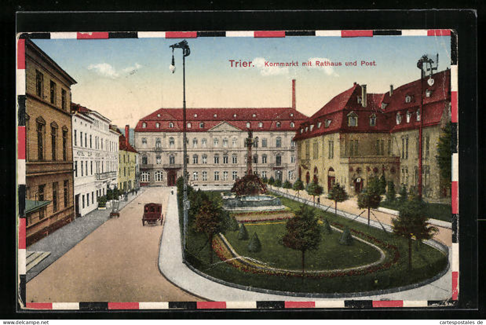 AK Trier, Kornmarkt Mit Rathaus Und Post  - Trier