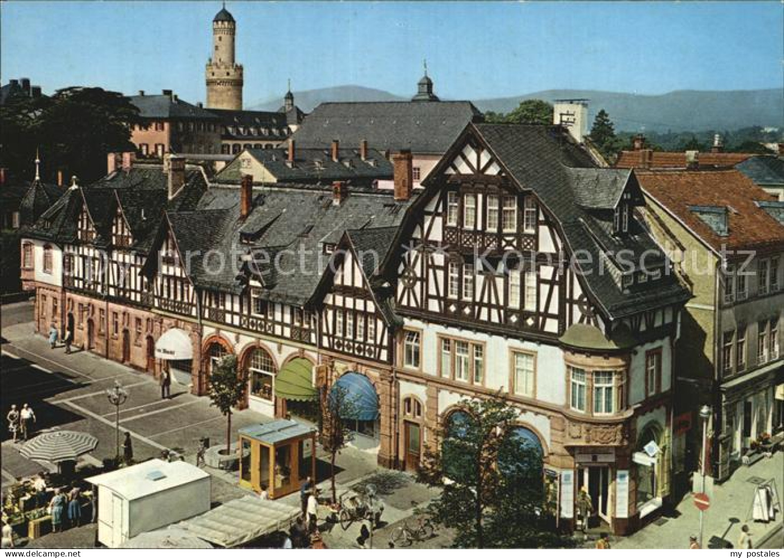 72567289 Bad Homburg Markt Und Schloss Fachwerk Bad Homburg - Bad Homburg