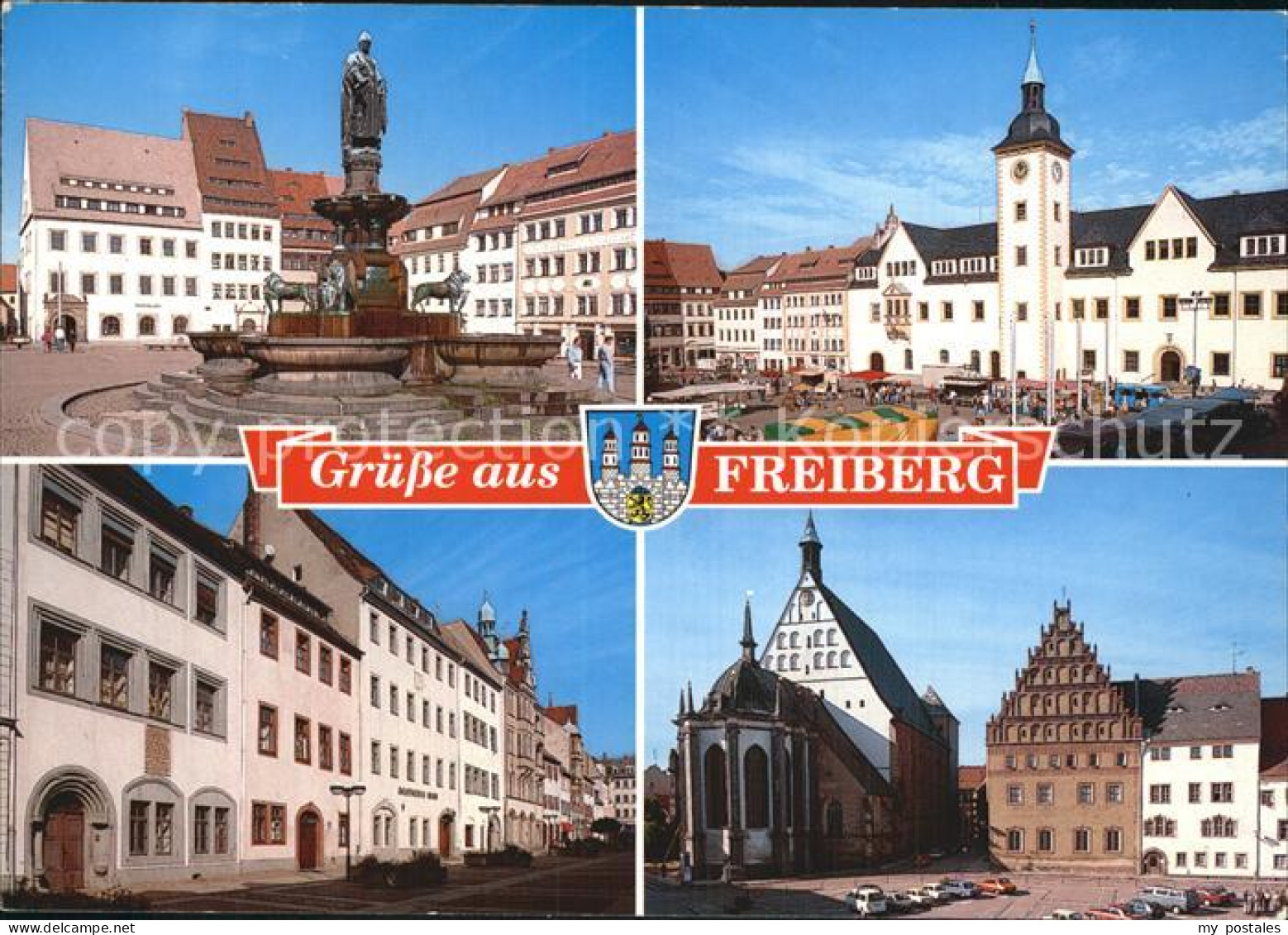 72567261 Freiberg Sachsen Obermarkt Petersstrasse Dom Freiberg - Freiberg (Sachsen)