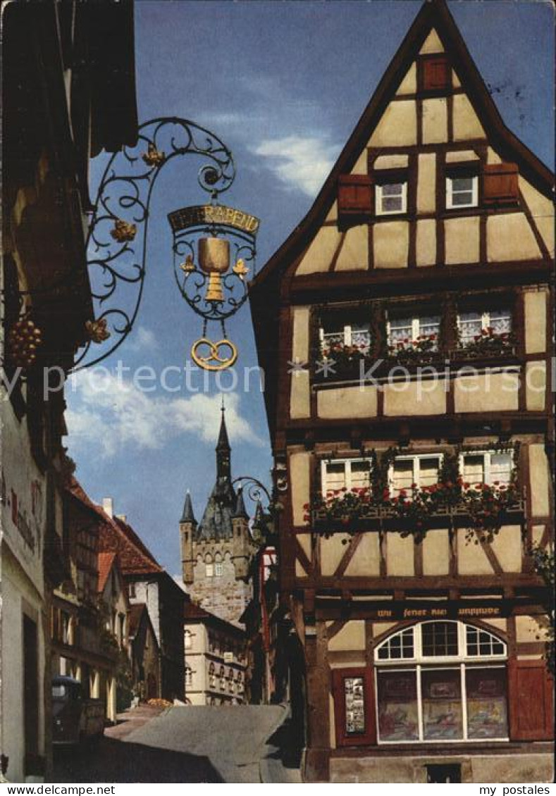 72567113 Bad Wimpfen Salzgasse Mit Blauem Turm Fachwerk Bad Wimpfen - Bad Wimpfen