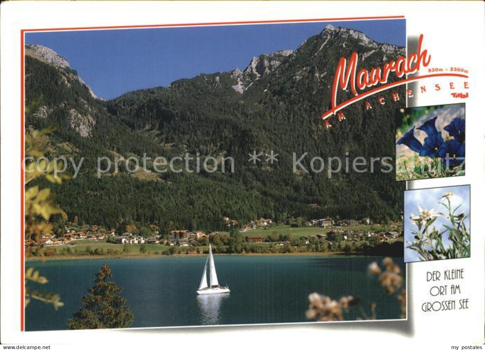 72567056 Maurach Tirol Seepartie Eben Am Achensee - Autres & Non Classés