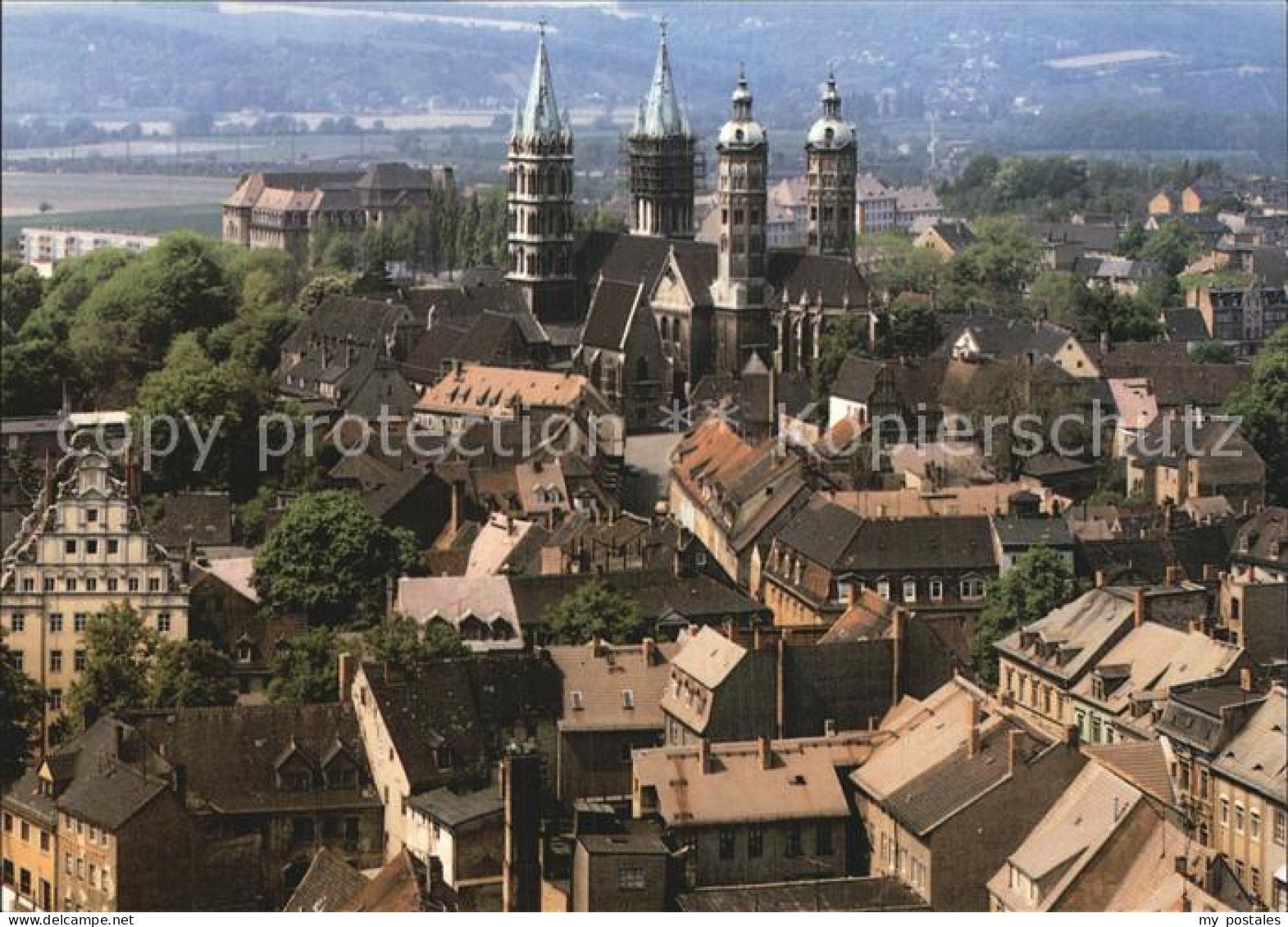 72566982 Naumburg Saale Fliegeraufnahme Mit Dom Naumburg - Naumburg (Saale)