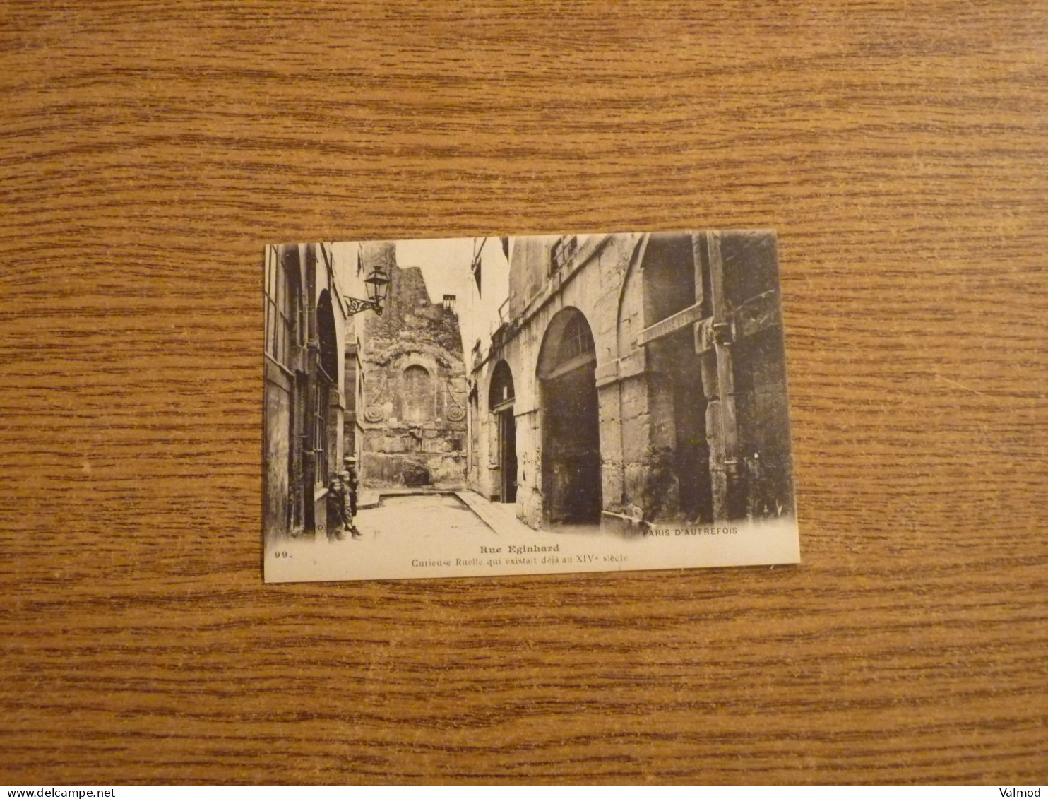 CPA "Paris D'Autrefois" - Rue Eginhard - Voir Détails Sur Photos - 9x14 Cm Env. - Autres & Non Classés