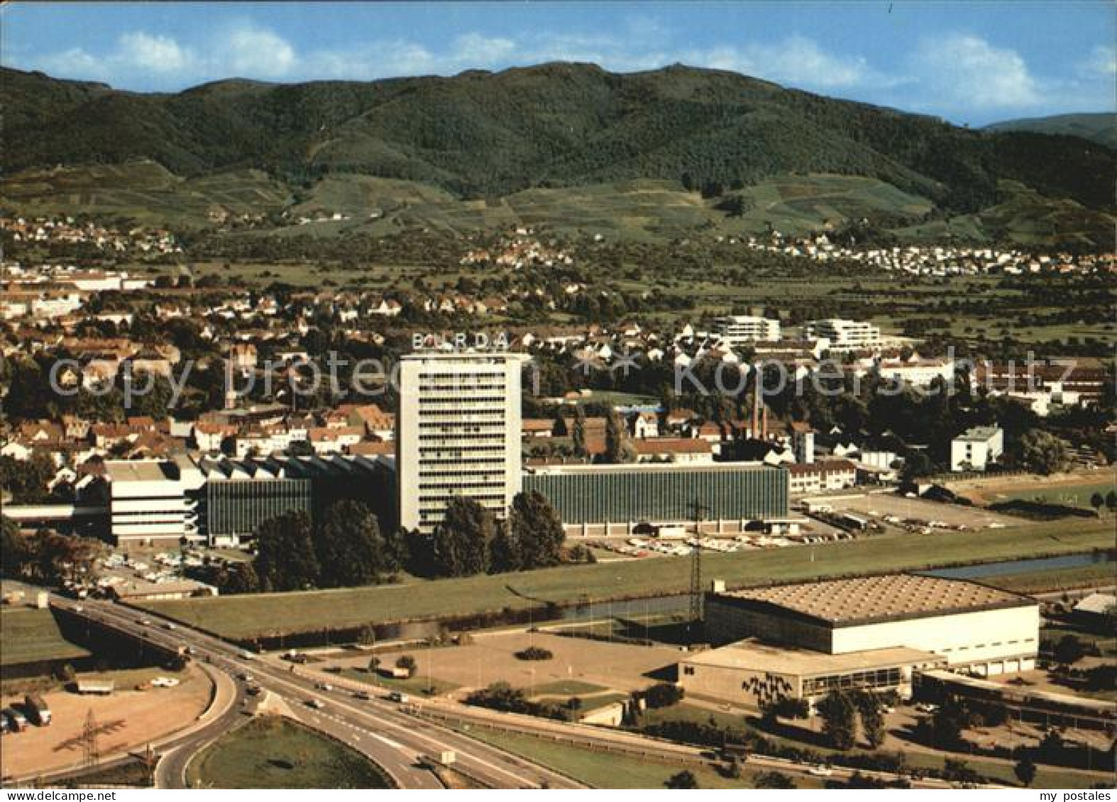 72566672 Offenburg Fliegeraufnahme Burda-Hochhaus Offenburg - Offenburg