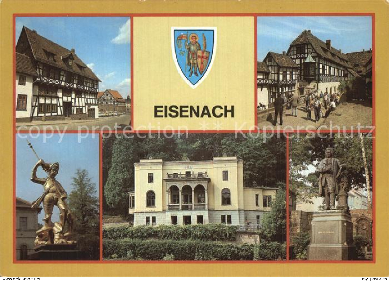 72566570 Eisenach Thueringen Lutherhaus Wartburg Georgsbrunnen Bachdenkmal Eisen - Eisenach